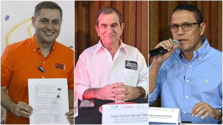 Leonardo Jácome, Juan Carlos García-Herreros y Jorge Acevedo tienen votos del Centro Democrático./Fotos archivo