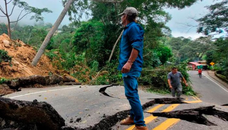 Continúa el monitoreo a la zona de la emergencia./ Foto Cortesía