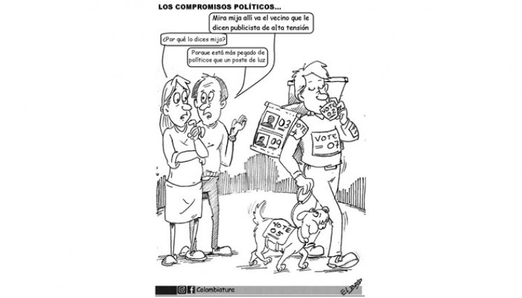 Caricatura de Colombiatura