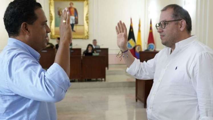 Diputados Emerson Meneses (izquierda) y Pedro Layva Rizzo/Foto cortesía Prensa Asamblea