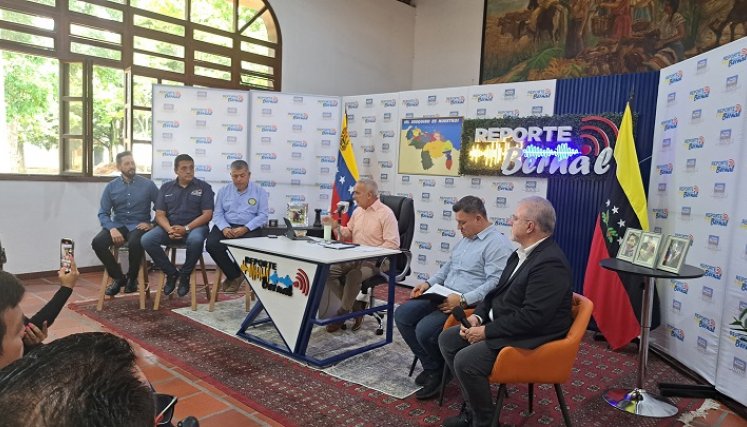 Freddy Bernal informó sobre la instalación del Estado Mayor contra el Contrabando. Foto Anggy Polanco 