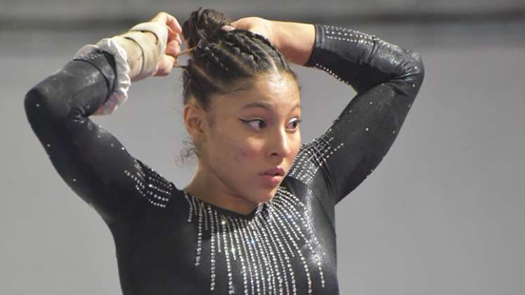 Daira Lamadrid, gimnasta cucuteña. 