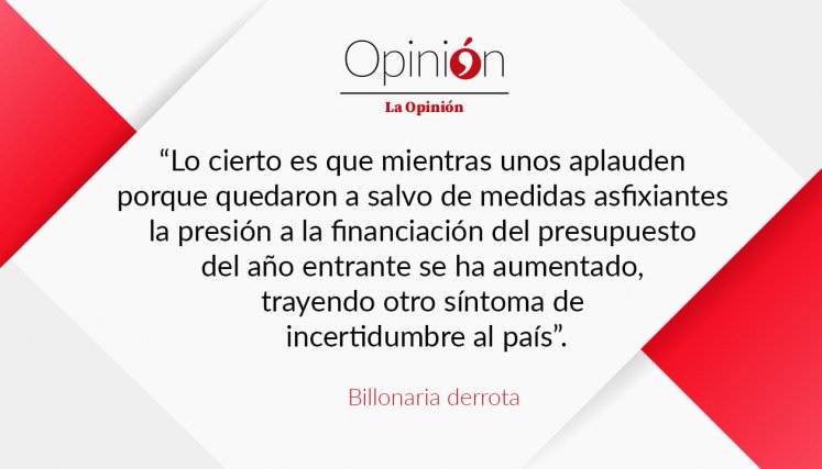 Editorial del domingo 19 de noviembre de 2023.