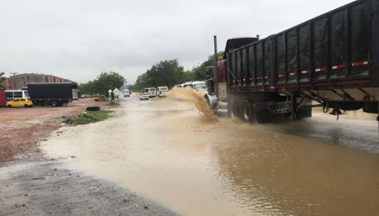 Las lluvias comenzaron en la noche del martes y se mantuvieron hasta pasadas las 9:00 a.m. de ayer / Foto: Nicolás Mojica.