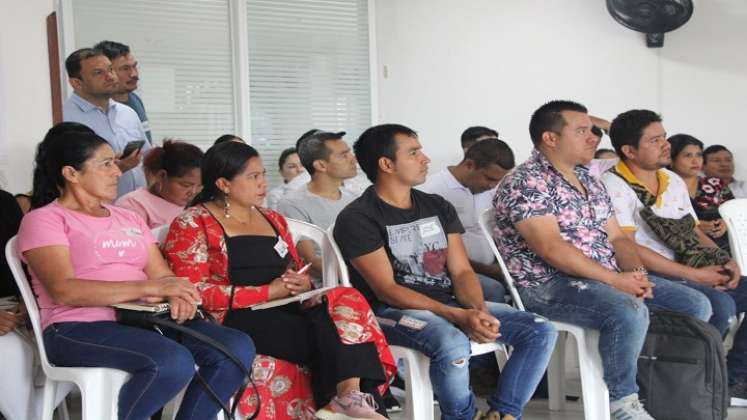 Los líderes sociales reclamaron mayor celeridad en la ejecución de los proyectos./Foto: Cortesía