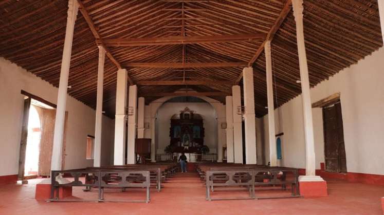 Culminó la adecuación de los techos del histórico templo, solo restan algunos detalles./ Foto Cortesía.