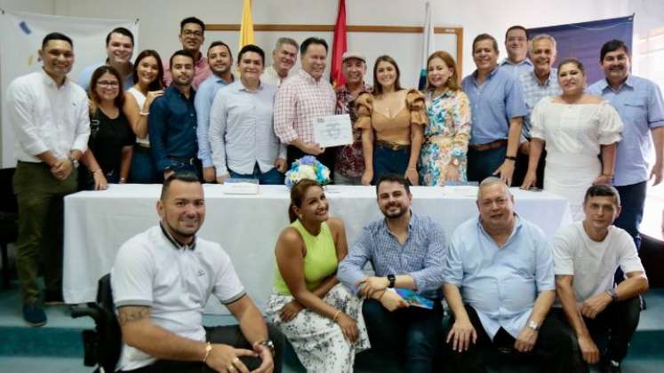 William Villamizar recibió la credencial de gobernador electo para el periodo 2024-2027./Foto cortesía