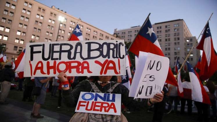  Los votantes chilenos rechazar