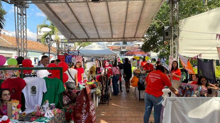 En Ocaña se adelanta la Feria navideña para promover a los empresarios de la región./ Foto: Cortesía.