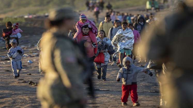 MIGRANTES FRONTERA MÉXICO-EE. UU.  