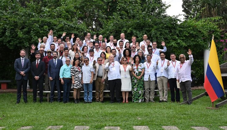 Negociadores del Gobierno y el Eln, en La Habana (Cuba). /Colprensa resumen nacional 2023