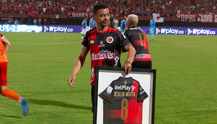 Stalin Motta, volante del Cúcuta Deportivo. 