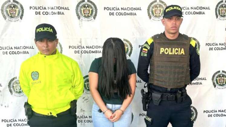 Así se dio captura de esposa de un comandante de la Policía por tráfico de droga