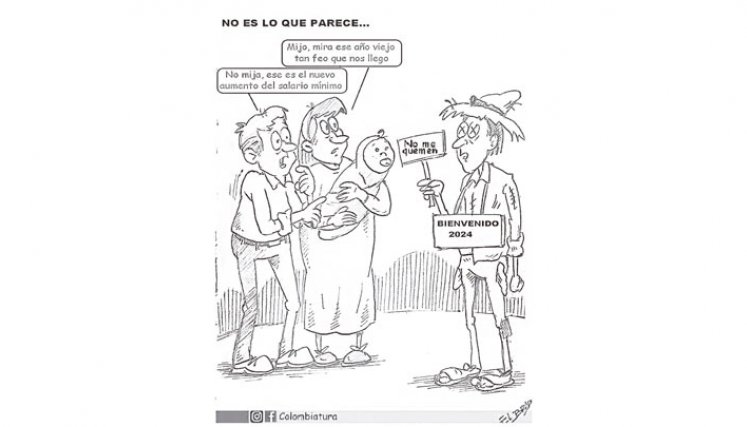 Caricatura de Colombiatura