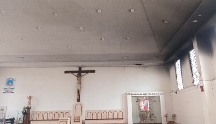 Daño templo Divino Niño