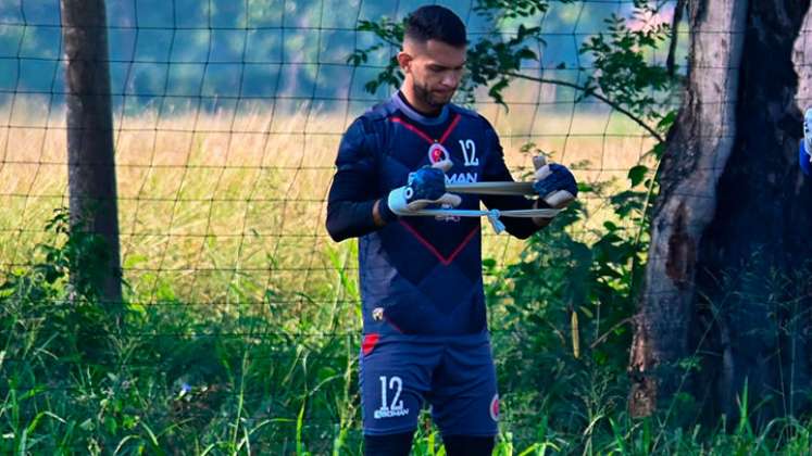 Eduar Esteban, arquero Cúcuta Deportivo 2024. 