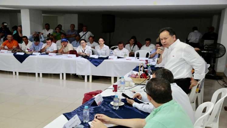 El gobernador William Villamizar Laguado adelantó su primera visita oficial a la provincia de Ocaña./ Foto: Cortesía