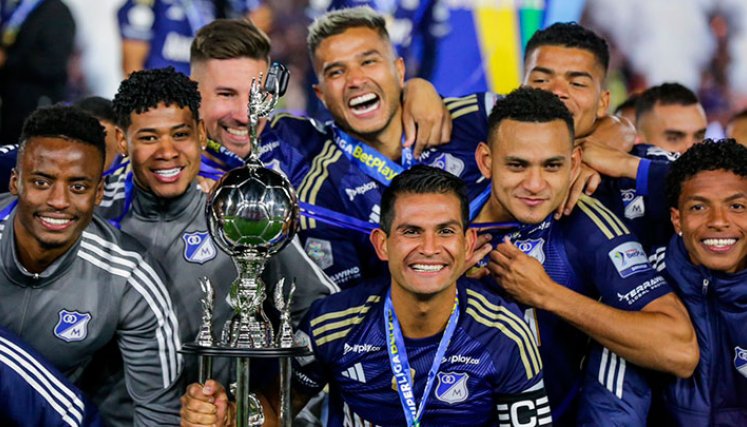 Millonarios, campeón de la Superliga. 