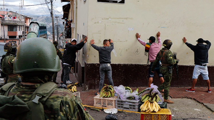 Operativos en Ecuador.