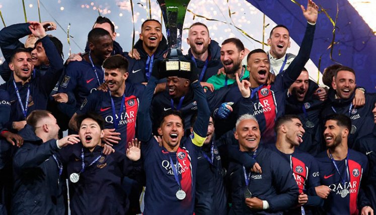 El PSG conquista la Supercopa francesa tras vencer 2-0 al Toulouse