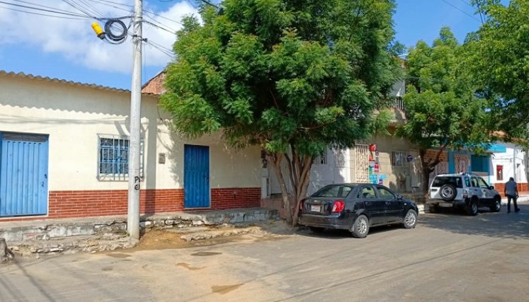 El vigilante fue asesinado en esta cuadra