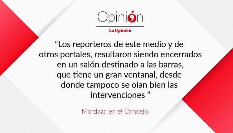 Mordaza en el Concejo