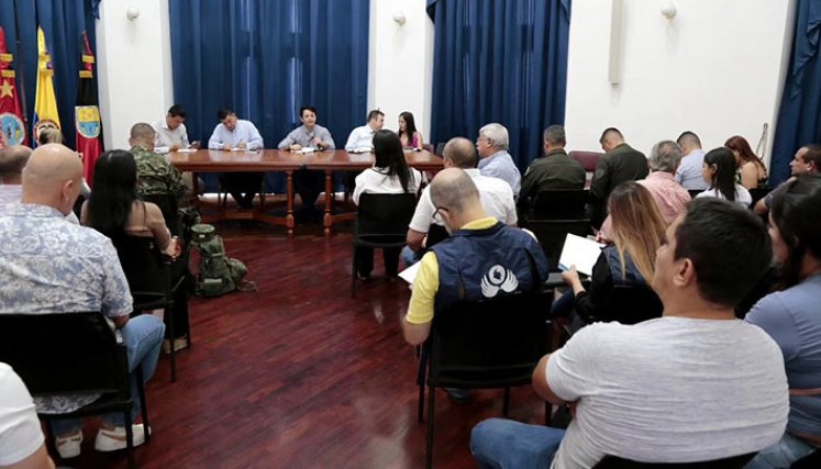 Se desarrolló una tercera mesa de trabajo en la Gobernación./Foto Cortesía