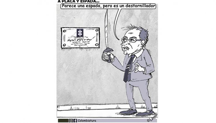 Caricatura @Colombiatura