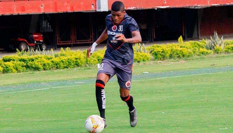 Donovan Forbes, jugador del Cúcuta Deportivo. 