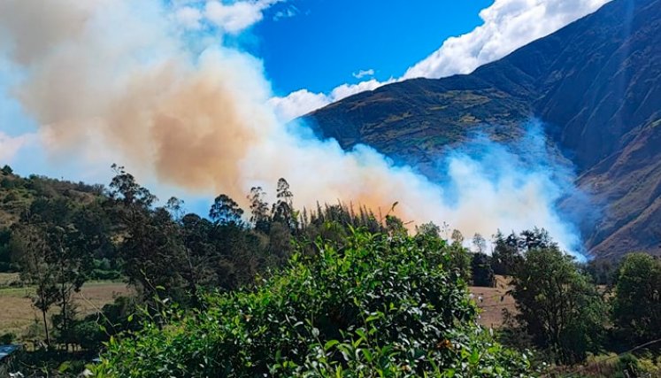 Incendio en Silos. 
