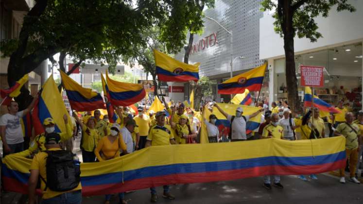 Marcha contra Petro