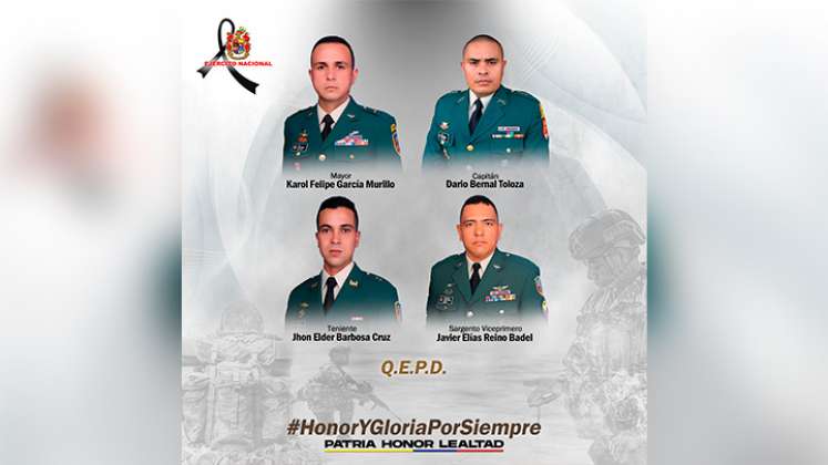 Militares fallecidos