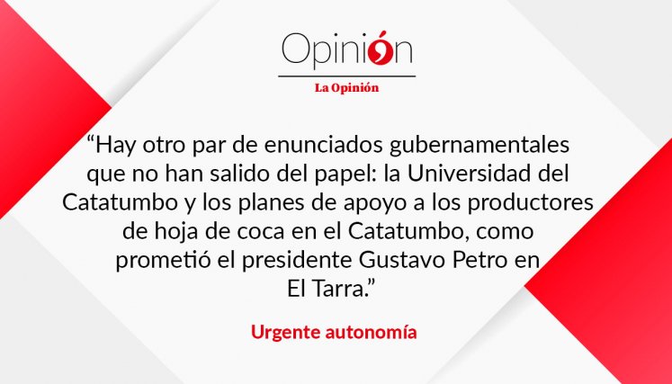 Urgente autonomía 