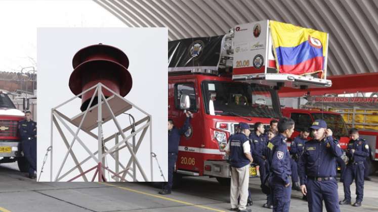 Volvió a sonar la emblemática sirena de los Bomberos de Cúcuta