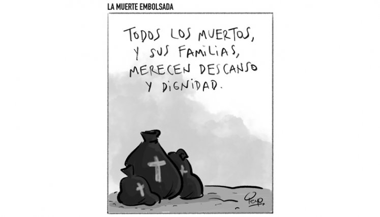 La muerte embolsada
