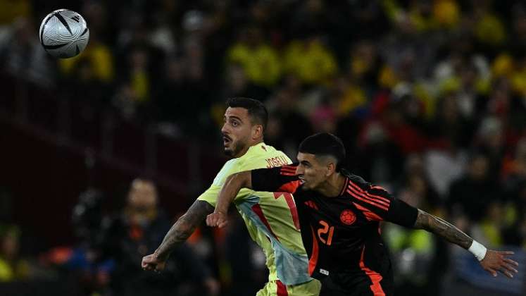 partido apretado para Colombia frente a la selección española.