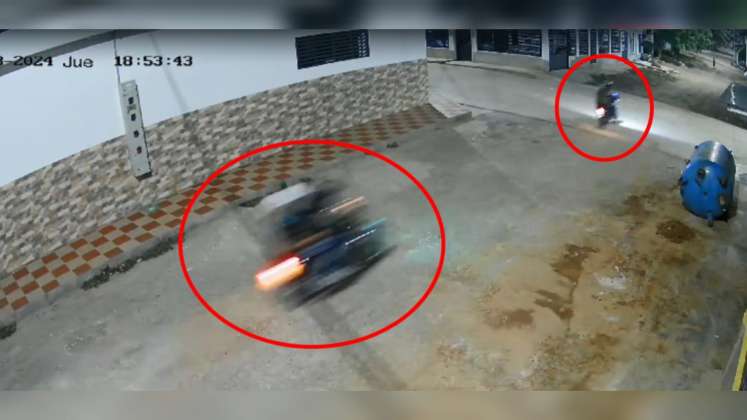 Los hombres que dispararon se movilizaban en dos motocicletas