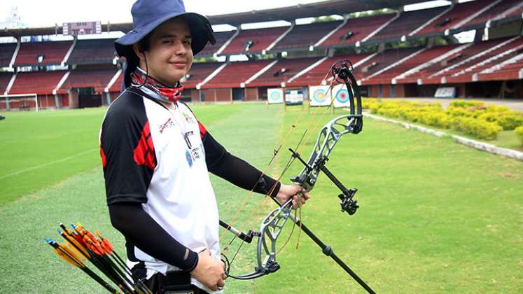 Andrés Mauricio Ardila, arquero cucuteño. Foto: Carlos Ramírez. 