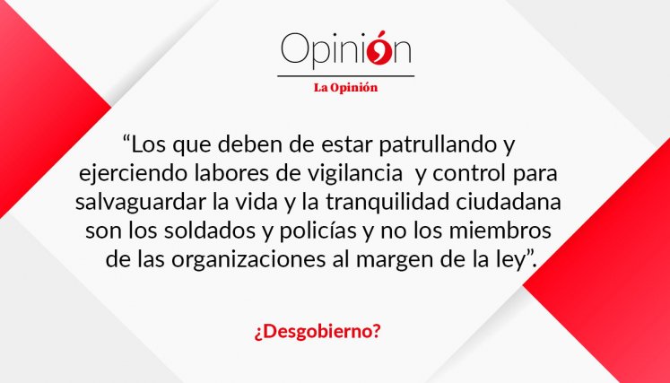 ¿Desgobierno?