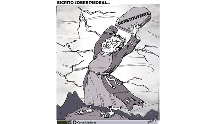 Escrito sobre piedras