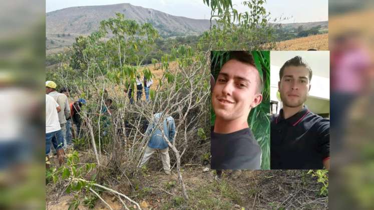 Los dos jóvenes fueron encontrados en una fosa común en la vereda ‘Los Asientos’, de Ábrego