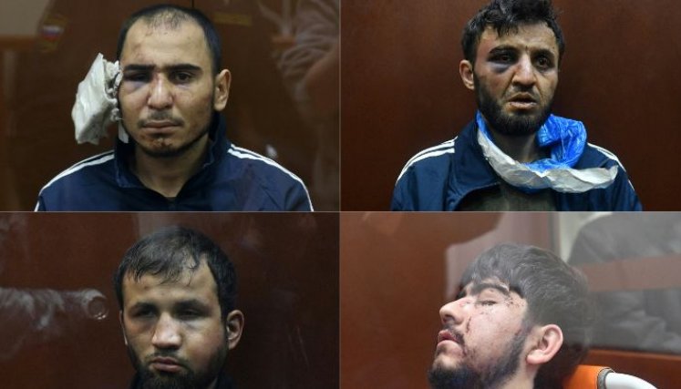 Los cuatro sospechosos del atentado en Rusia