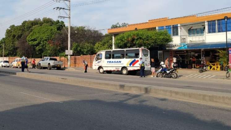 Accidente de tránsito en Los Patios 