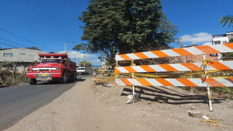 En el sector El Ramal reclaman celeridad en la construcción de un muro de contención./ Foto: Cortesía