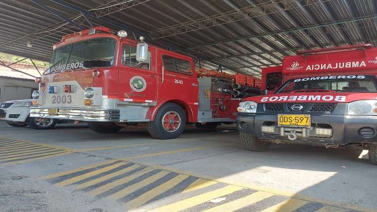 Revuelo en Ocaña por instalación de un macro medidor en un hidrante del Cuerpo de Bomberos de Ocaña. /Foto: Javier Sarabia