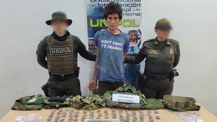 Le encontraron droga y elementos de intendencia militar en Cúcuta