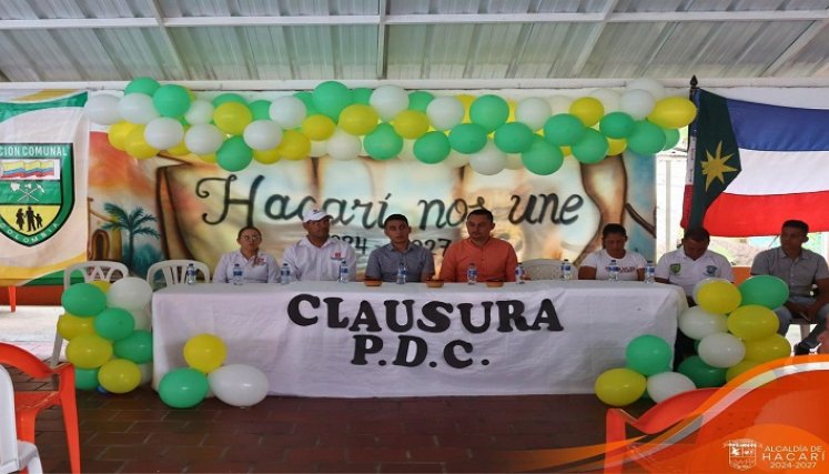A través de mesas de trabajo se articularon planes de desarrollo comunitario en Hacarí./ Foto: Cortesía