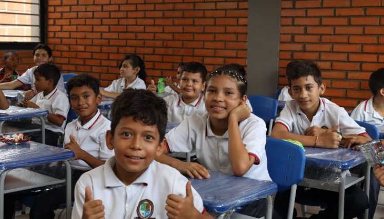 Los salones que se construyeron tienen la capacidad de albergar 25 estudiantes./ Foto: Cortesía. 
