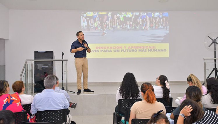 Cristian Verbel, CEO de Catalítico Venture Builder y presidente del diario La Opinión, participó en el foro Horizontes de Innovación./ Foto Cortesía