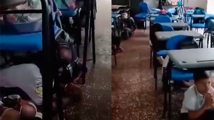 Niños cantaron y oraron mientras ilegales atacaban estación de policía en Suárez, Cauca